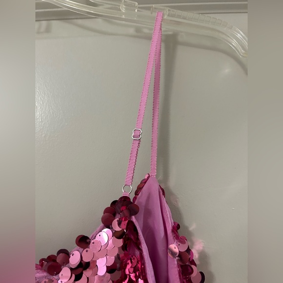 J. Crew Pink Sequin Tank - Picture 3 of 4